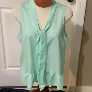 About a girl sleeveless blouse
